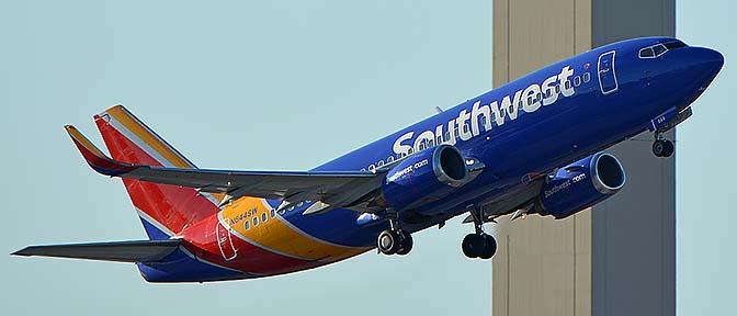 Southwest Boeing 737-3H4 N644SW, Phoenix Sky Harbor, September 25, 2016